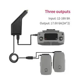 New 3 in 1 Car Charger Battery Charging Hub For DJI Mavic 2 Pro/Zoom Accessories