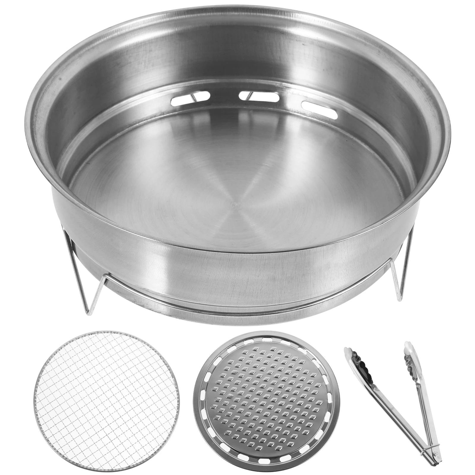 

Portable Charcoal Grill Stainless Steel Barbecue Rack Outdoor Camping Tool Foldable Durable Heat Retaining Easy Clean BBQ Stove