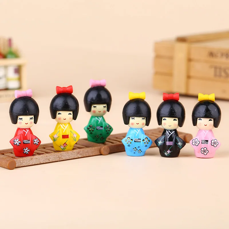 6 pièces japon fille Miniature jardin maison maisons décoration Mini artisanat Micro aménagement pay