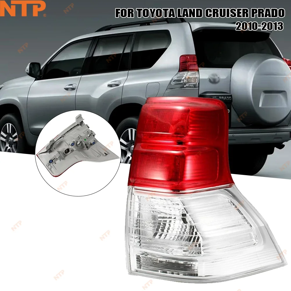 

Для Toyota Prado 150 2010-2013: Комплект задних фонарей (левый+правый) с функцией стоп-сигнала и поворотника, светодиодные модернизированные лампы