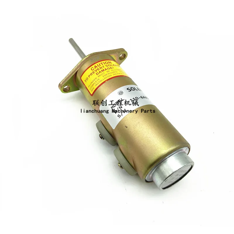 

For Caterpillar CAT E329D 330C 336D Stall Solenoid valve 110-6465 Flame Extinguisher Switch Oil Cut-Off valve Accessory