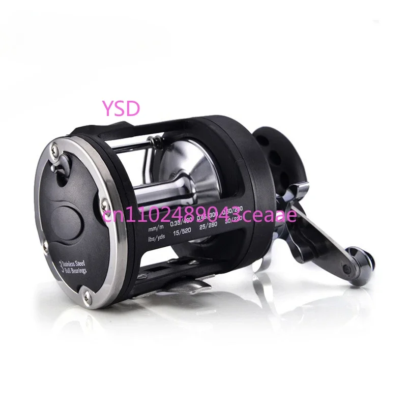 

Drum Fishing Reel (Boat Fishing Special, Compatible with Large Rake Rod for Anchor Fishing, Full Metal Head)