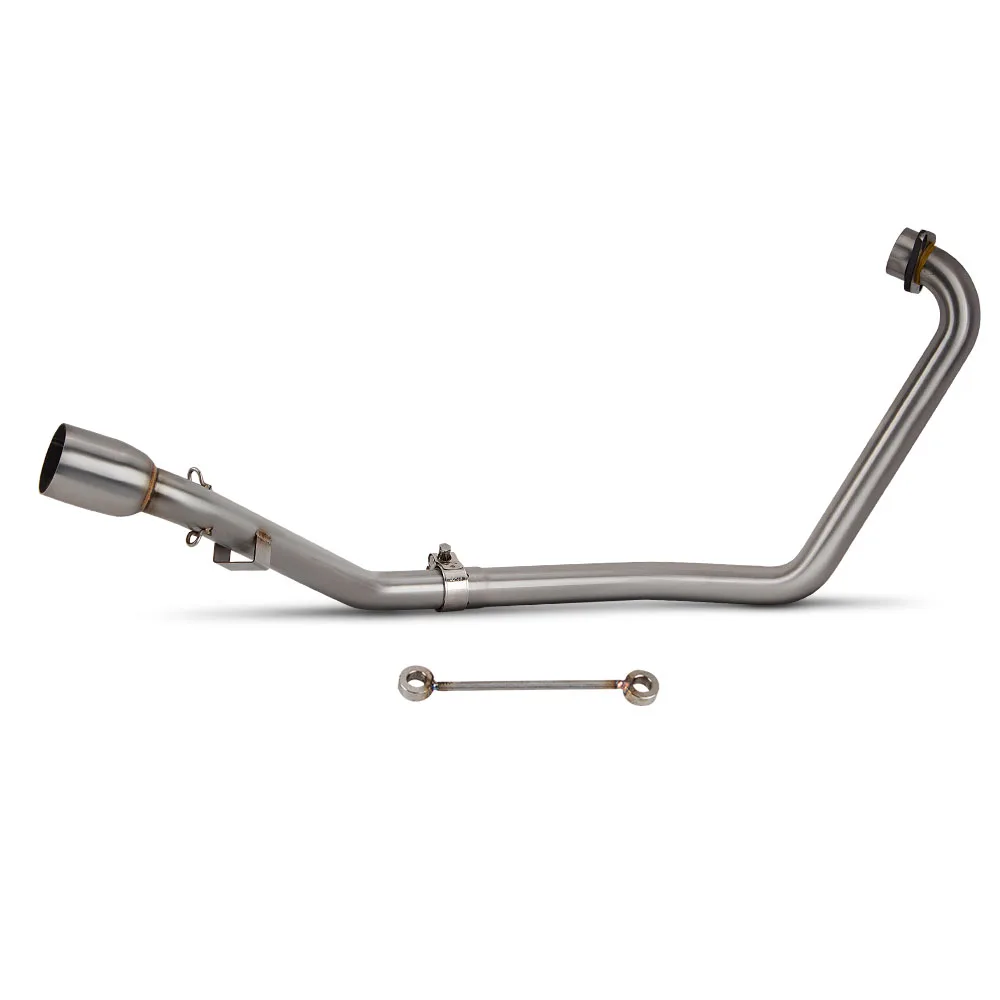 

FZ-S150 Slip On Motorcycle Exhaust Front Link Pipe Escape Moto Connect 51mm Muffler Scooter Line Tube For YAMAHA FZS150