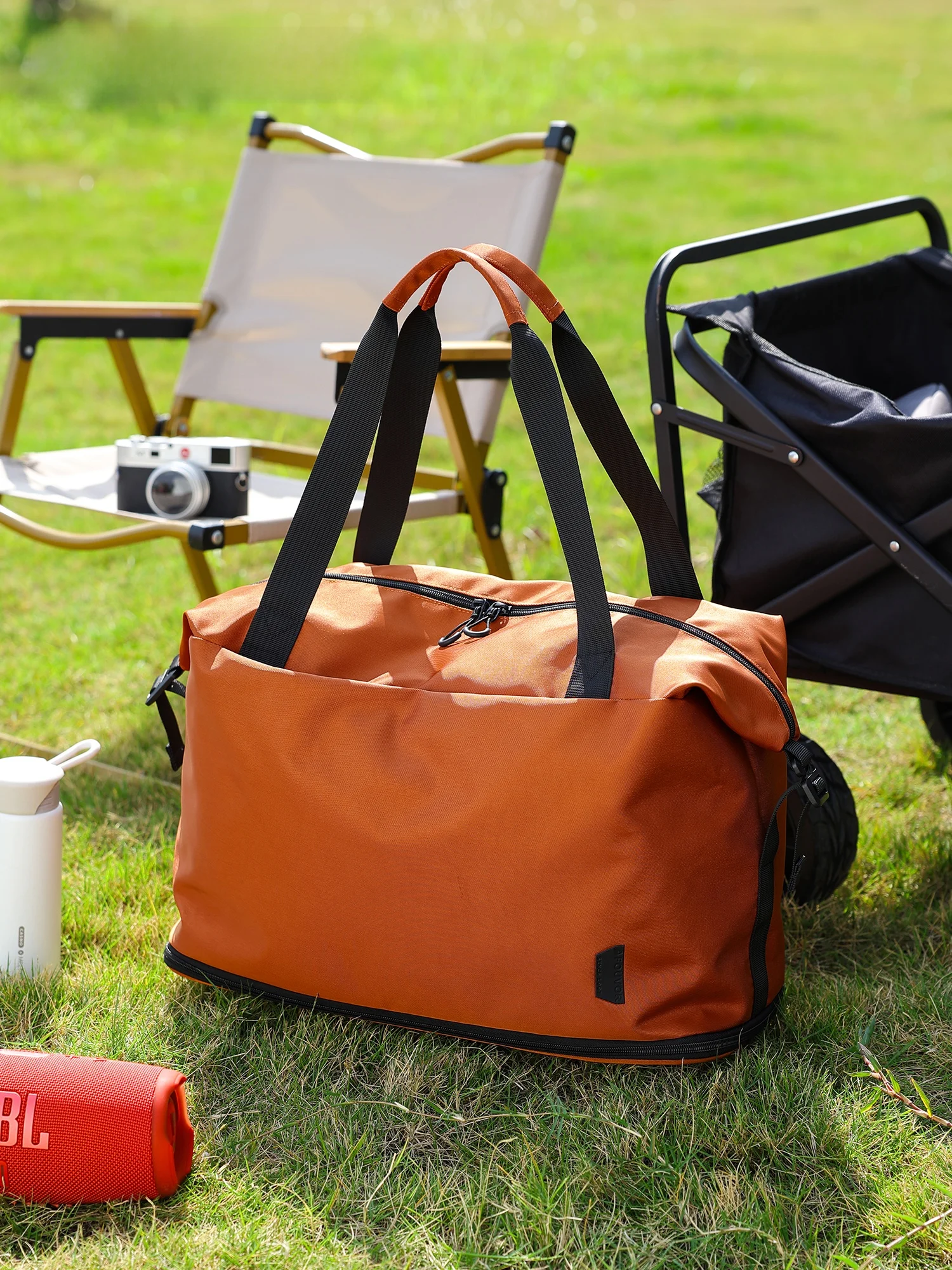 fouvor-large-capacity-expandable-travel-bag-handheld-luggage-bag-lightweight-short-trip-business-outdoor-sports-fitness-bag