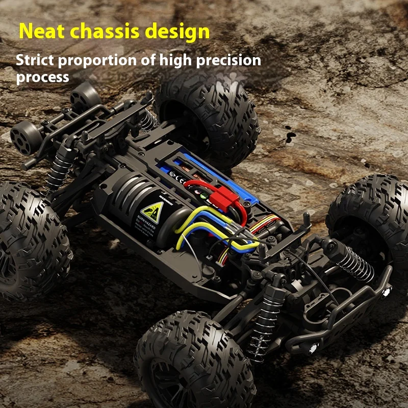 Auto telecomandata Rc Black Warrior Giocattolo telecomandato ad alta velocità a quattro ruote motrici Auto da corsa fuoristrada ad alta velocità alla deriva