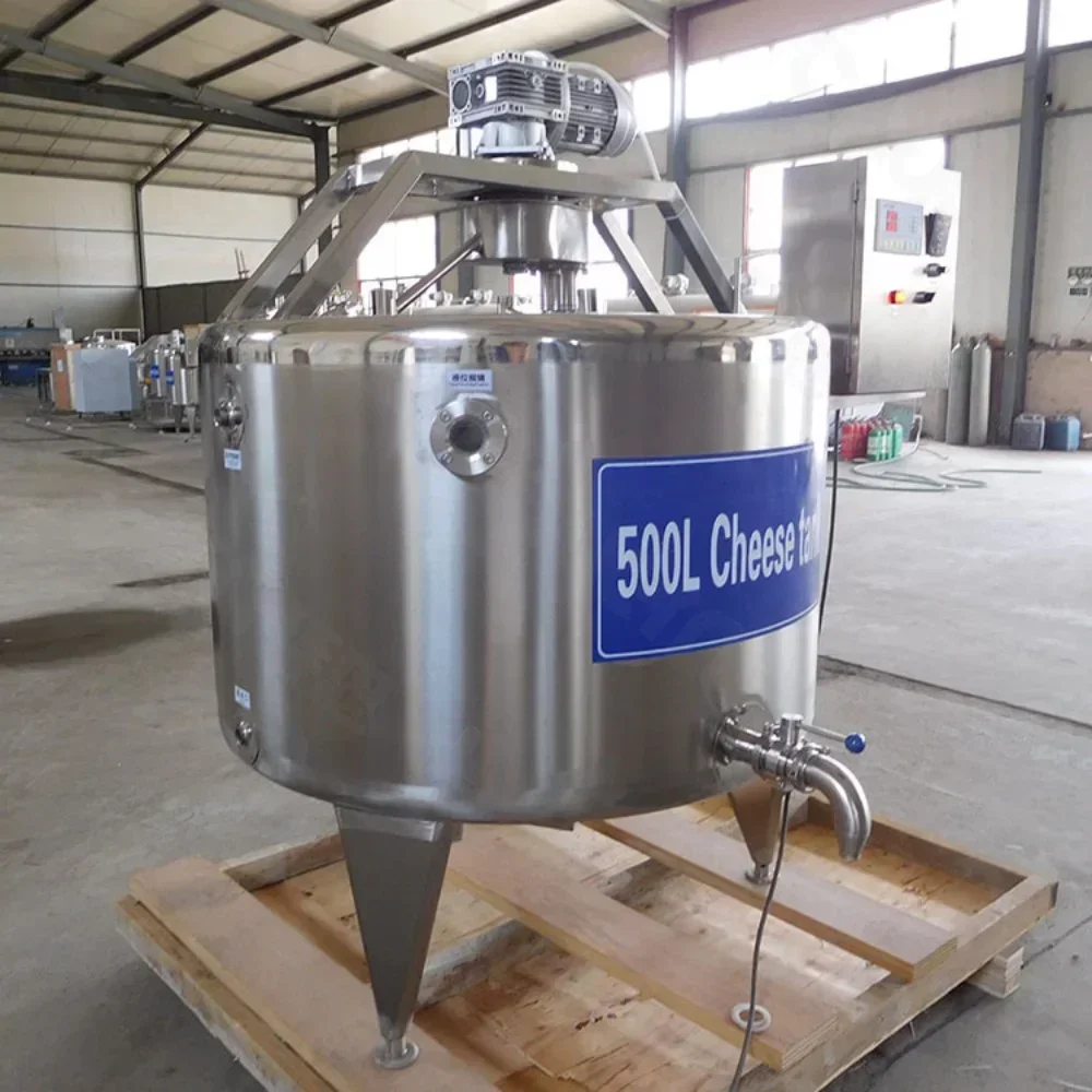 Maquinas Para Hacer Queso  Storage Tank Cheese Mixing Stirring Making Press Pasteurization Production Line factory price