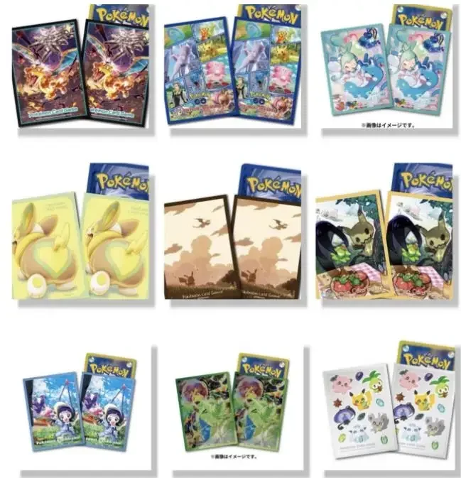 

64Pcs/set PTCG Pokemon Collecting Card Protection Bag Anime Theme Card Sleeve Charizard Yamper Mimikyu Poppy Tyranitar Lisia