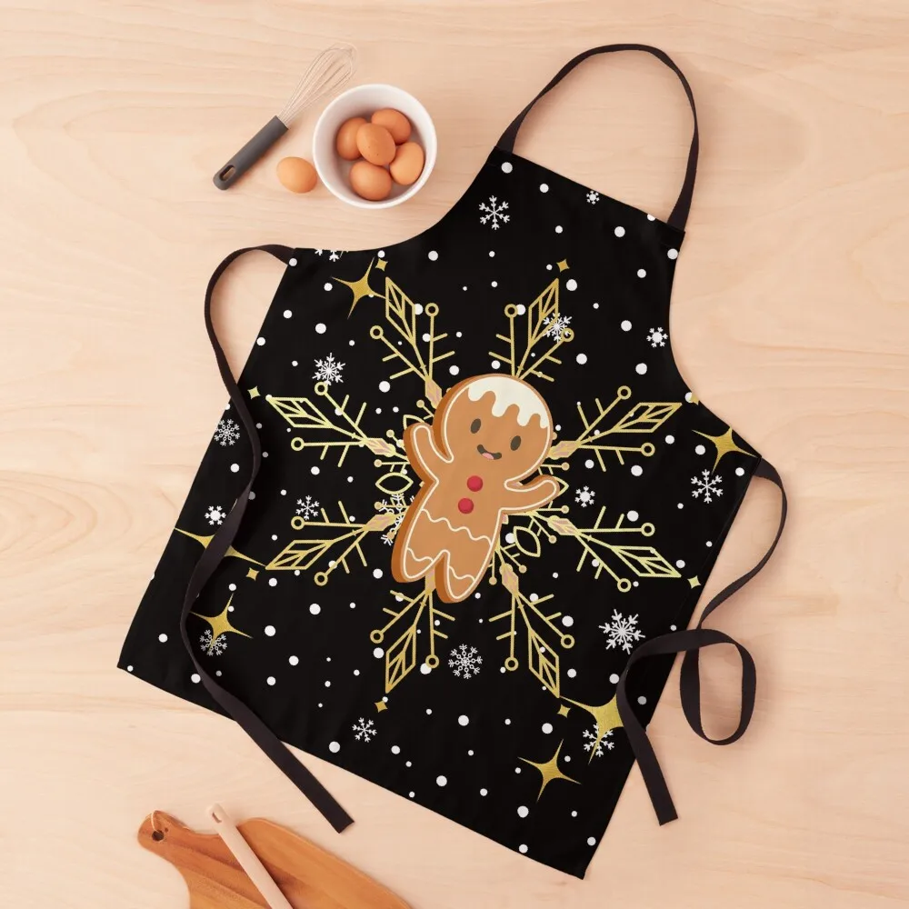 

Snowflake Gingerbread Man Apron