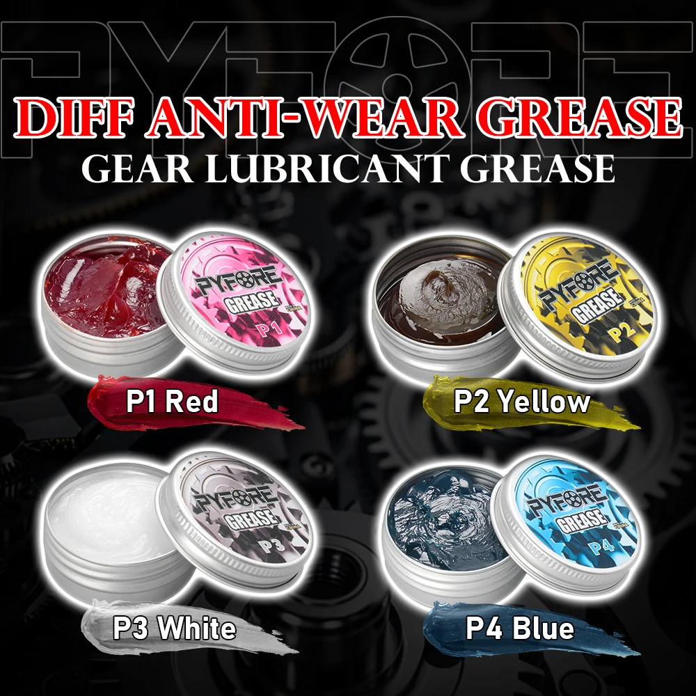 

PYFORE дифференциальная противоизносная смазка, смазка для шестерен, смазка для радиоуправляемых моделей автомобилей, коробка передач, коническая шестерня, аксессуары для ремонта