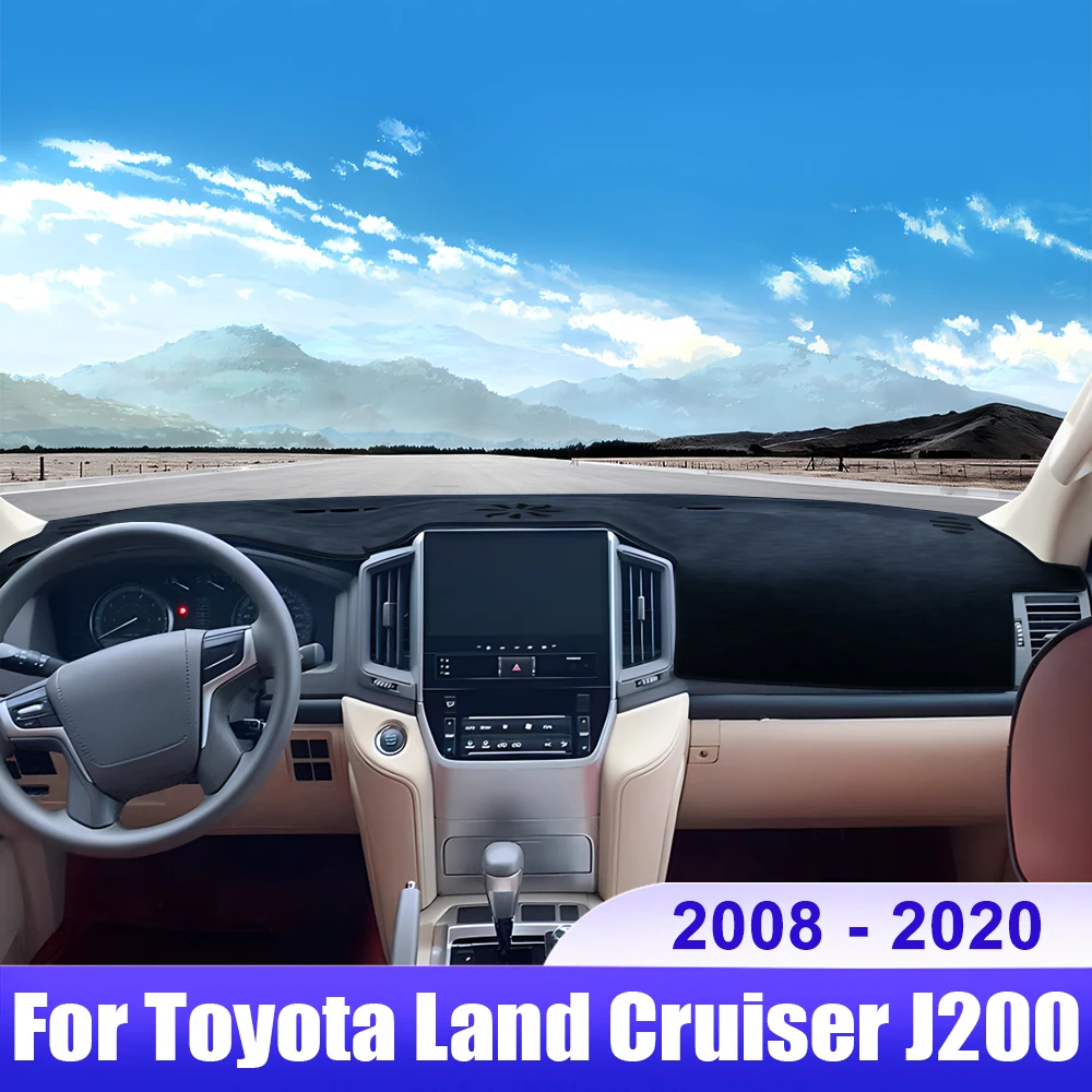 

For Toyota Land Cruiser 200 J200 LC200 2008 - 2014 2015 2016 2017 2018 2019 2020 Car Dashboard Cover Sun Shade Pad Accessories