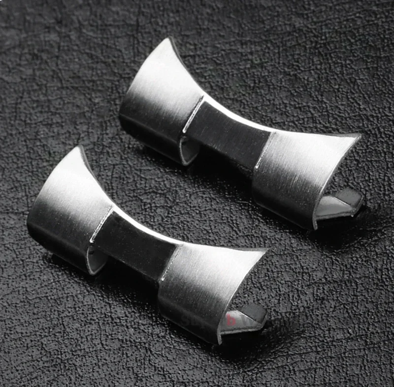 2PCS ปลายโค้งอะแดปเตอร์สําหรับ Seiko SKX007 009 12/14/16/18/19/20/22 มม.สําหรับ Rolex สแตนเลสนาฬิกาอุปกรณ์เสริม