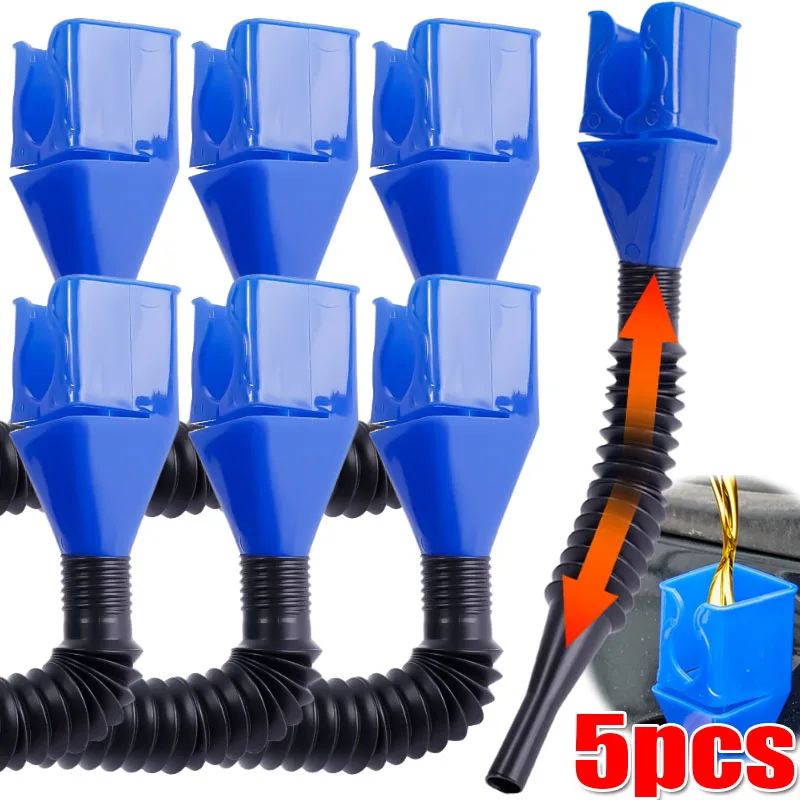 

Car Motorcycle Oil Filling Equipment Tools Car Folding Telescopic Hose Refueling Funnel Engine Oil Funnel Tool Auto Accessories
