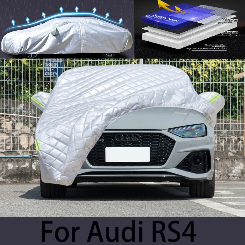 

For Audi RS4 Car hail protection cover Auto rain protection scratch protection paint peeling protection car clothing