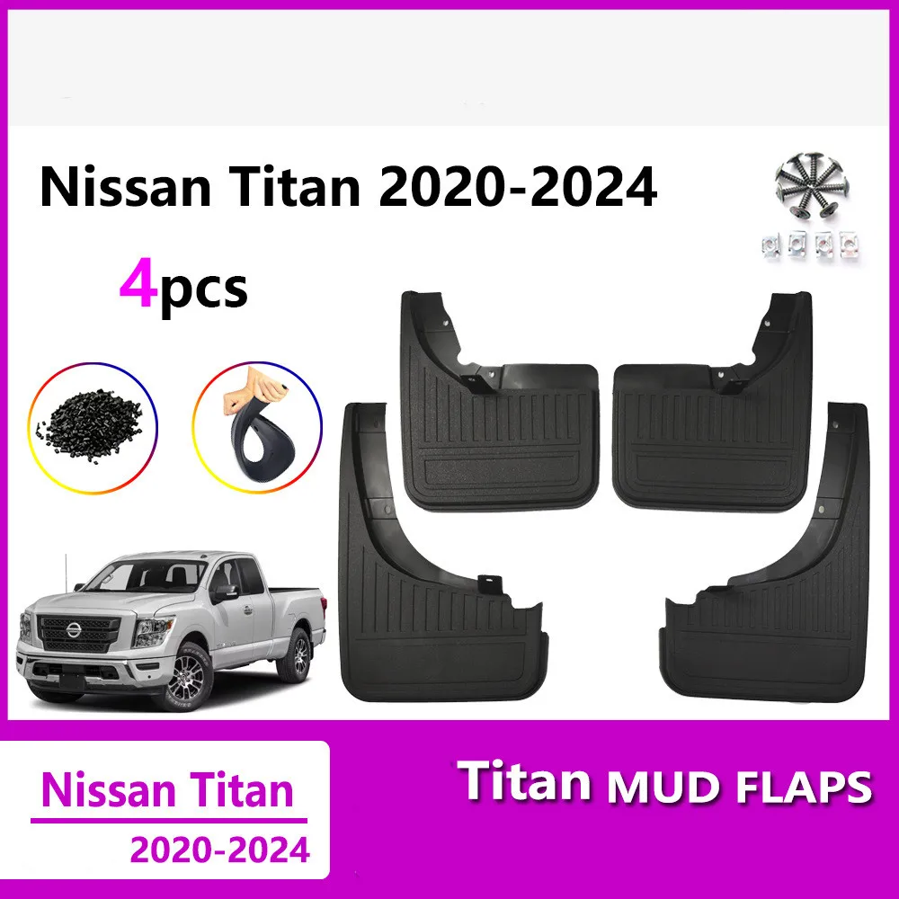 front-rear-for-nissan-titan-2020-2021-2022-2023-exterior-4pcs-mudguards-mud-flaps-splash-guards-accessories-mudflaps-mud-fenders
