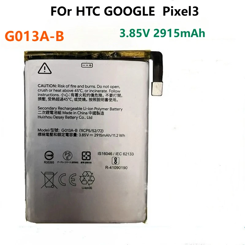 2900~5000mAh G013A-B G020J-B GTB1F GMSB3 Mobile Phone Battery for HTC GOOGLE Pixel3 Pixel4xl Pixel5 Pixel6 Tools Are Included