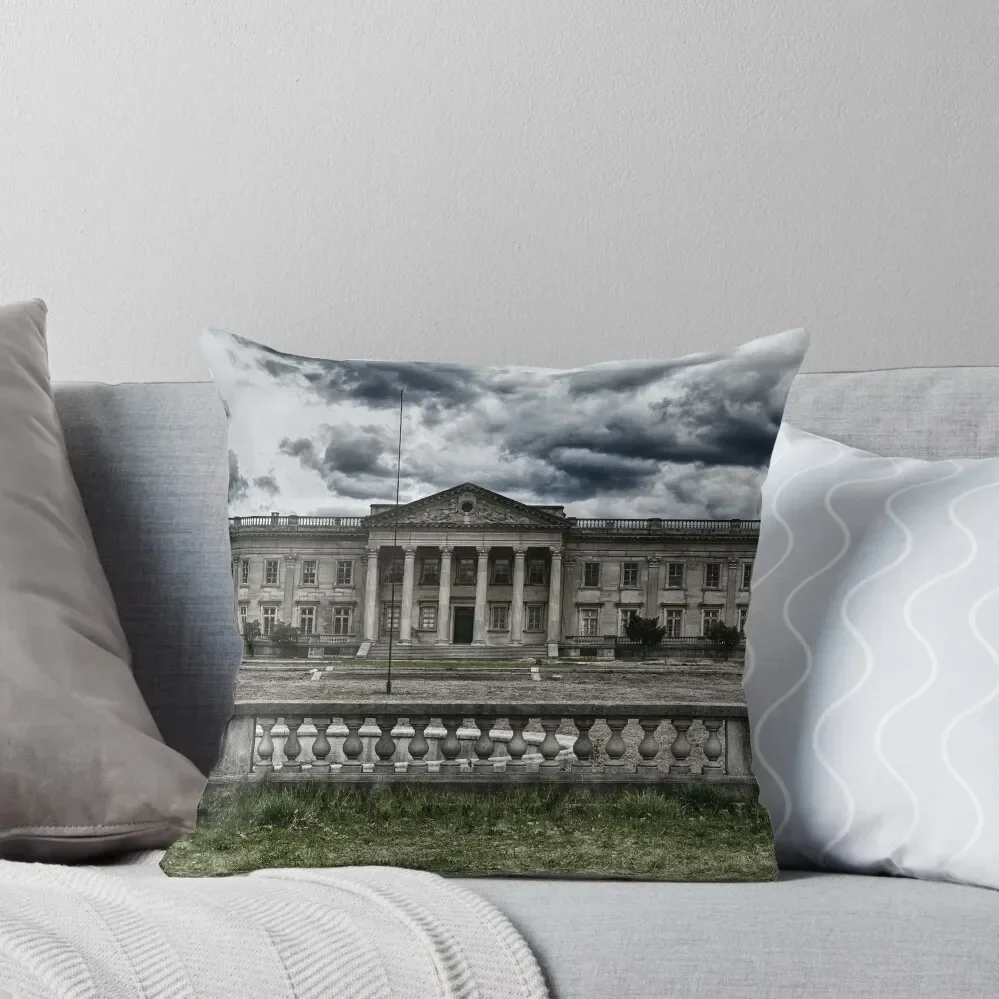 Lynnewood Hall Mansion Throw Pillow Elastic Cover For Sofa pillows decor home Christmas Pillowcase Pillow