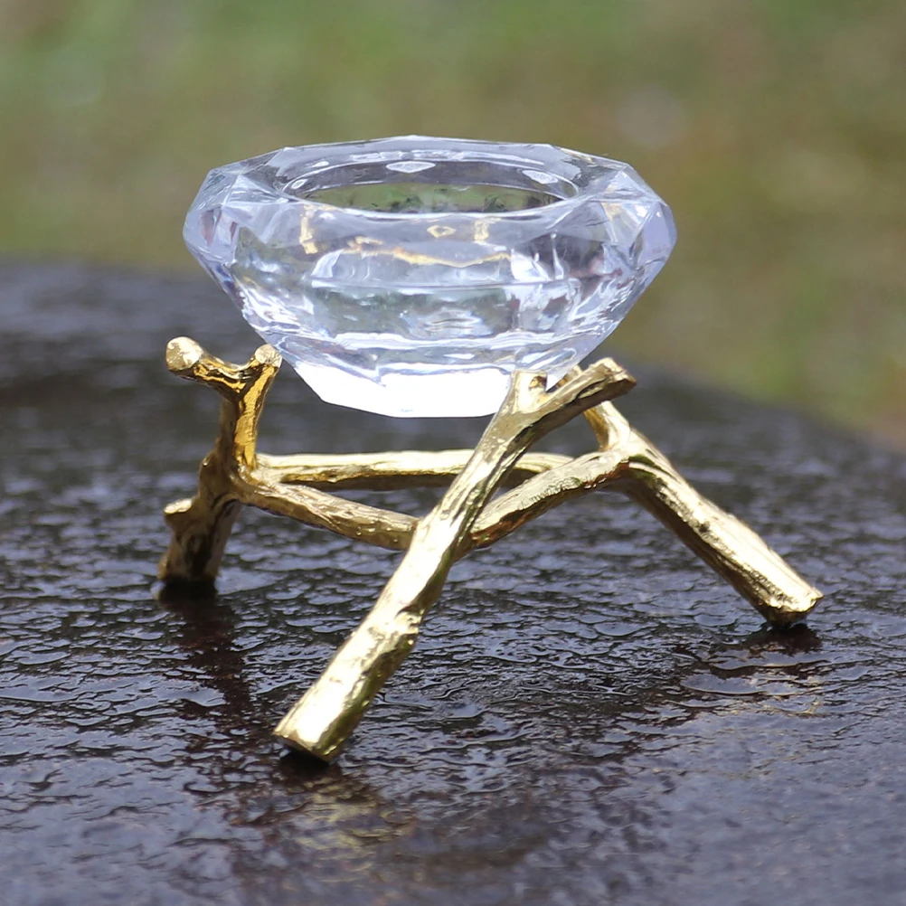 

2 Pcs Decoration for Home Crystal Ball Display Stand Desktop Small Mini Large Globe Accessories