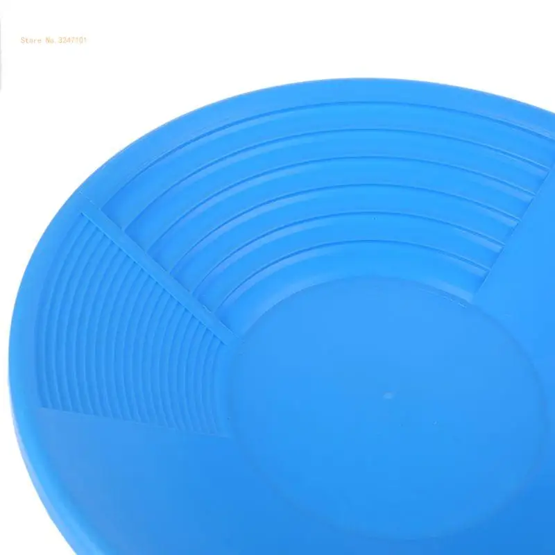 Plastic Mining Pan Gold Mining Pan Rushing Sifting Classifying Gold Tool Blue Dropship