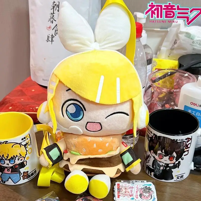 20cm originale Anime Hatsune Miku peluche Kwayi giocattoli Fufu Kagamine Len Kagamine Rin Megurine vivian Soft Filled Dolls cuscino regalo