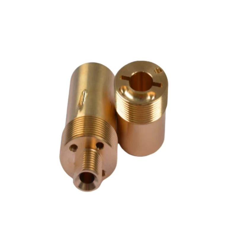 

CNC brass precision machining, threaded connection bushing, custom metal parts