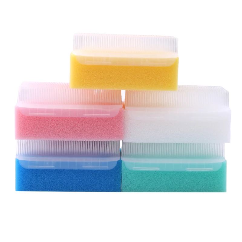 5pcs Children Sensory Brush Baby Bath Sponge Surgical Hand New Denture Cleaning Brush Sterile Sponge Scrub Bristle Brushes