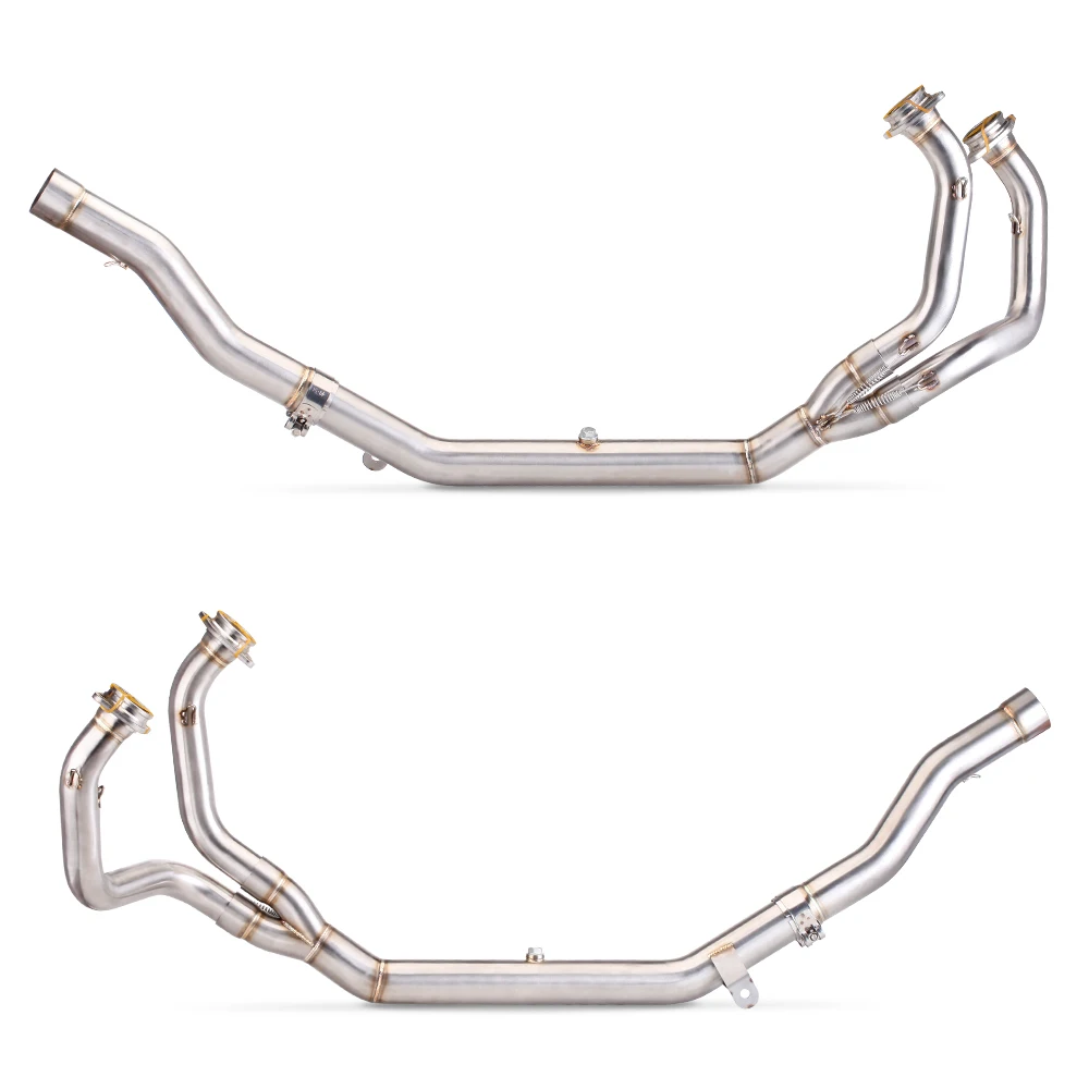 For Honda CRF1000L AFRICA TWIN CRF1000 Slip-on Motorcycle Exhaust Stainless Front Link Pipe 51mm Escape Dirt Moto System Modify