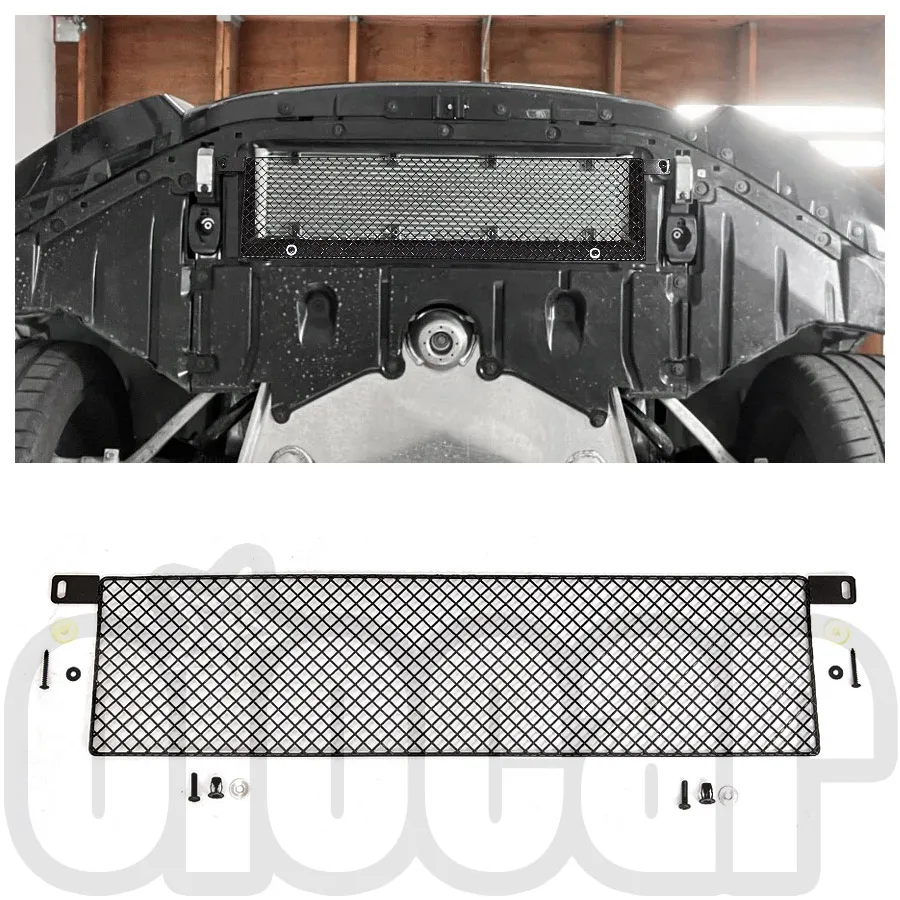 oiomotors Oil Cooler Guard Grille Mesh and Enhanced Clearance Front Fender Liner Kit for for BMW G87 M2 G80 G81 M3 G82 G83 M4