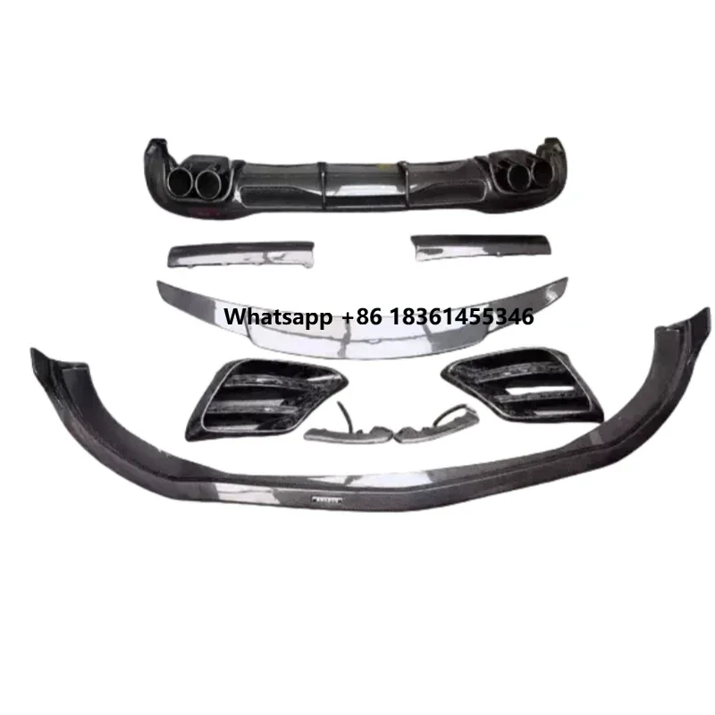 

Carbon fiber Body kit for S-Class W223 21-22 modified Front lip Rear lip Tail throat Wing Vent Car Accessories