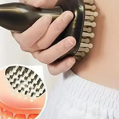 

Магнитная массажная щетка для тела, скребковая щетка Гуаша, универсальный инструмент для расслабляющего массажа тела для рук, спины, всего тела, талии, бедер