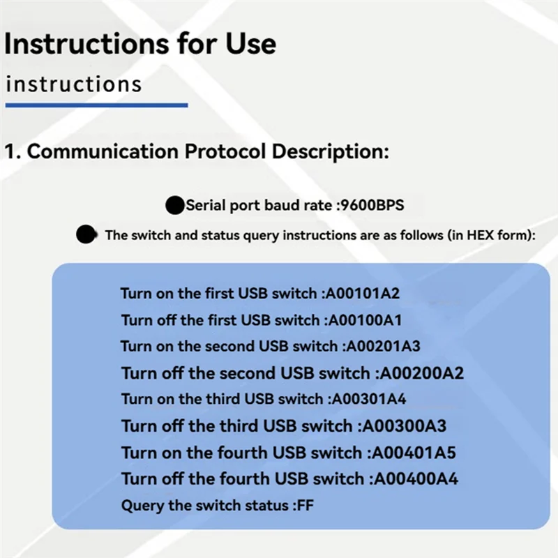 APPLIA-LCUS-4 4-Kanal-USB-Relaismodul USB Intelligenter Steuerschalter USB 5V Smart Switch
