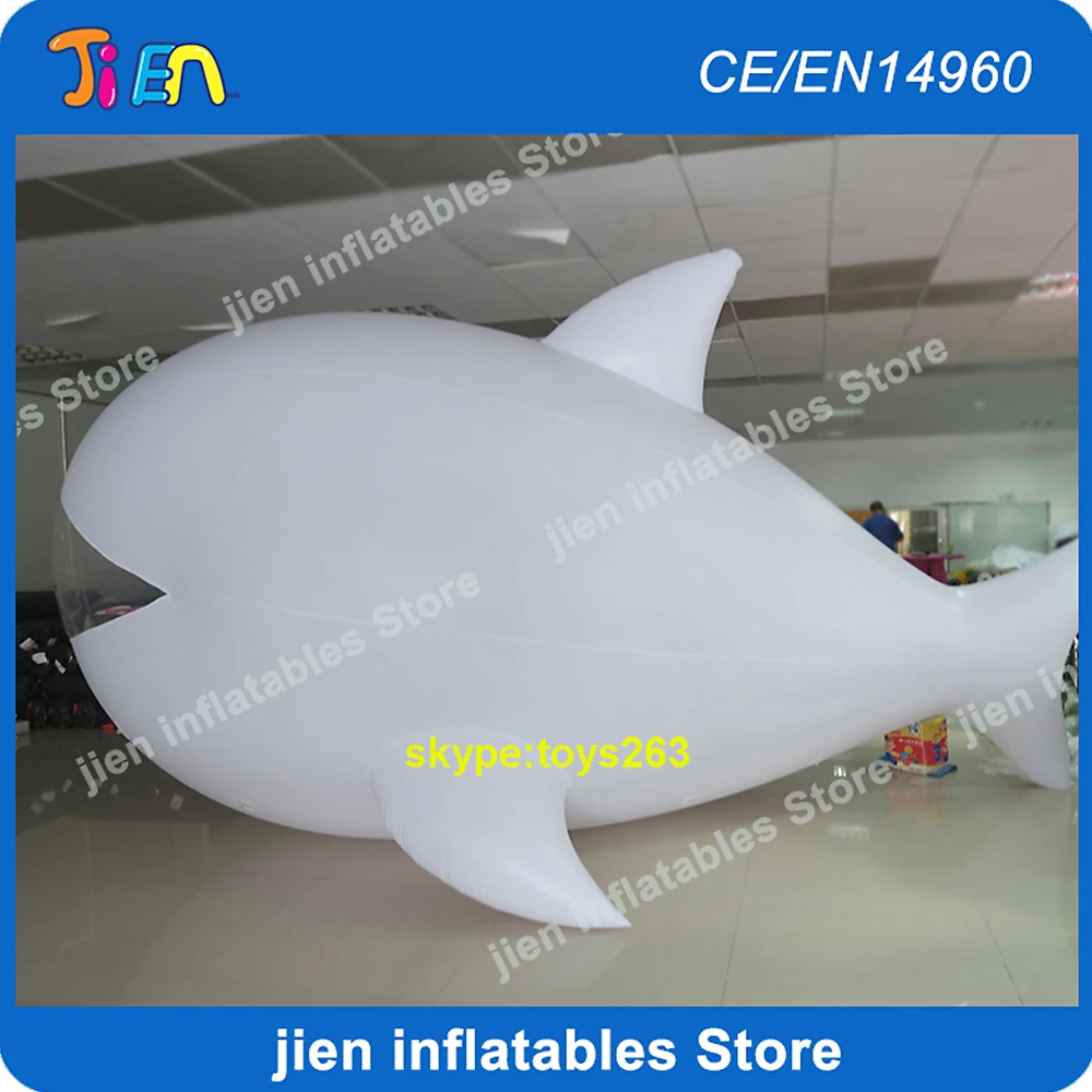 Free air shipping inflatable fish inflatable fish helium balloon advertising fish ball fish model for hanging or floating in sky