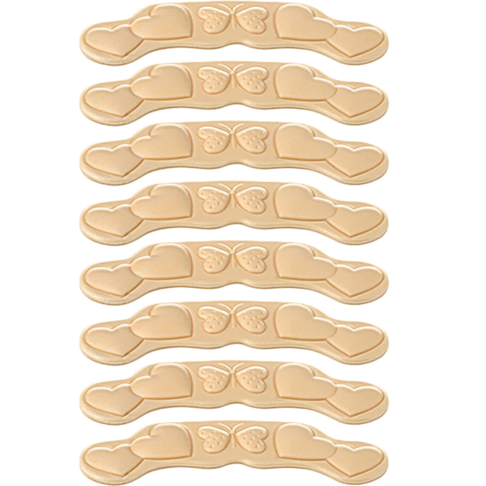 

4 Pairs No Trace Heel Stickers Gel Cushion Shoe Protector Blister Prevention Insertsheel Grips Boots Pads Comfortable