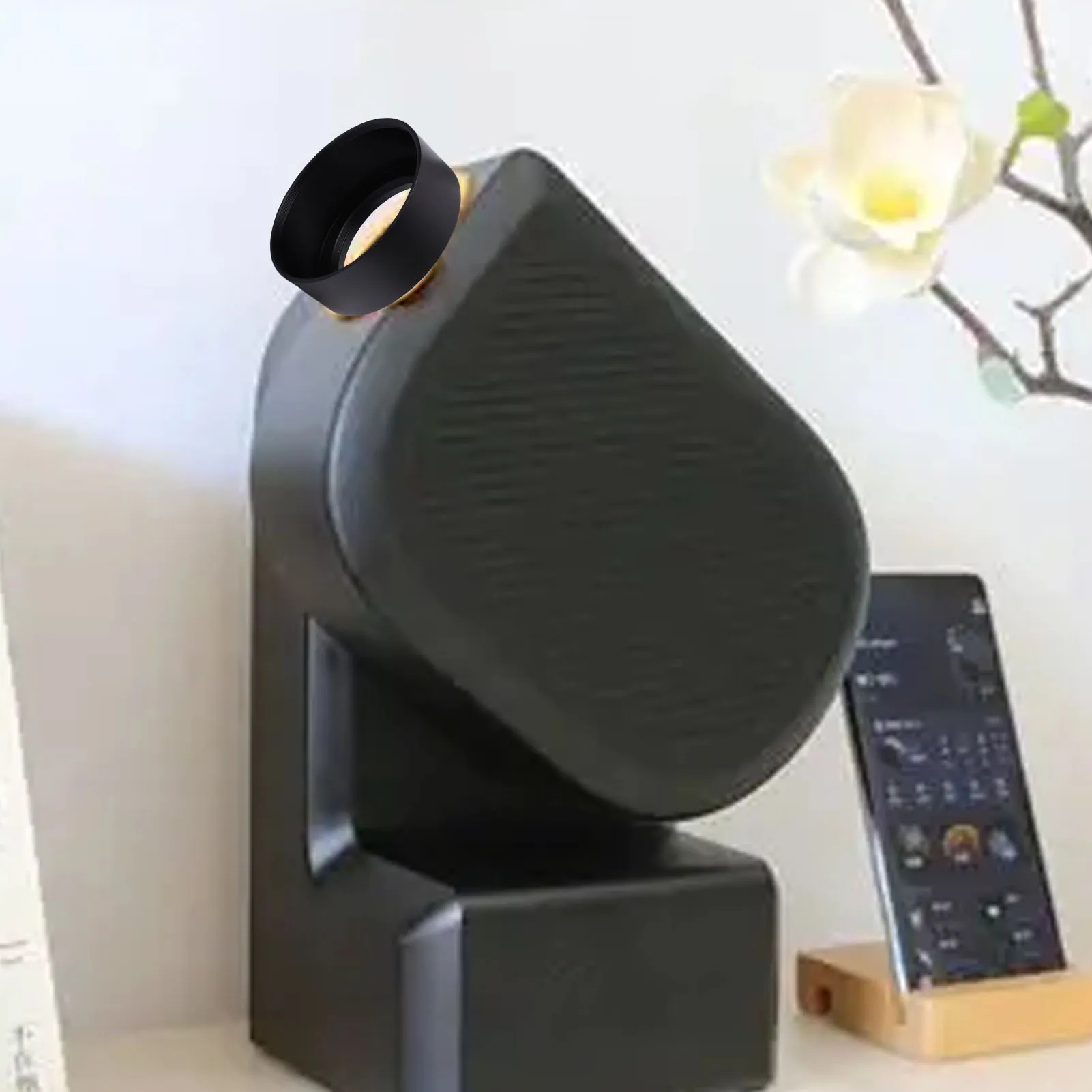 غطاء عدسة التلسكوب الفلكي غطاء عدسة معدني مناسب لـ Seestar S50 غطاء إضاءة تلسكوب فلكي واقٍ مقاوم للعوامل الجوية