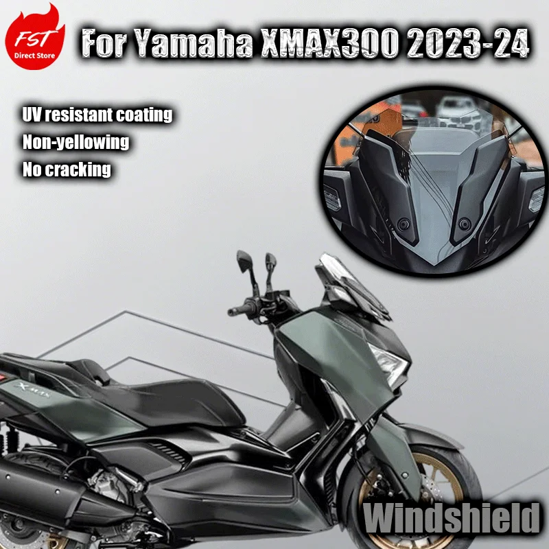 For Yamaha XMAX300 2023-2024 Sporty Windshield Fairing Upgrade - Enhance Your Riding Experience