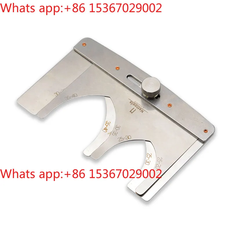 

Movable Spear Tail Gauge Belt Tail Swipe Tool Stainless Steel Belt Ruler
