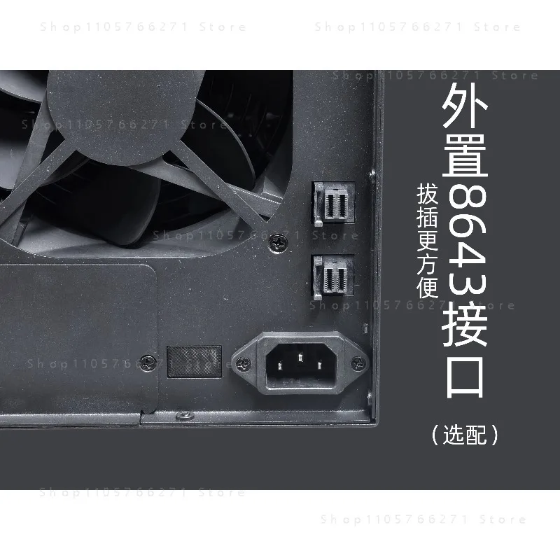 Metal M424 4U Can Cabinet 24 Disk Position 12G High Speed Storage Expansion Cabinet Black Skirt NAS Built-in Power Supply