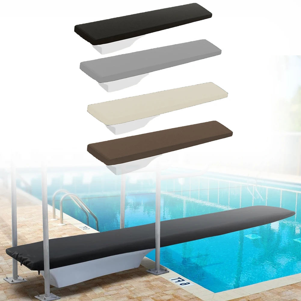 

10 Ft (3053110cm) Weatherproof Diving Board Cover Black/Grey/White/Brown Drawstring Snug Fit Easy Install