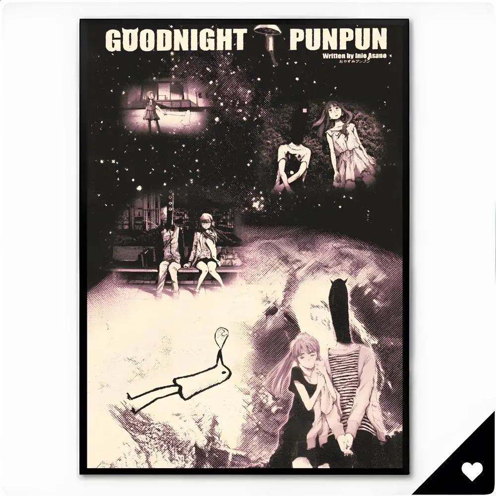 Manga Drama Goodnight Punpun Poster Premium HD Decor Wall Art for Interior Room Makeover Home Accents Gift