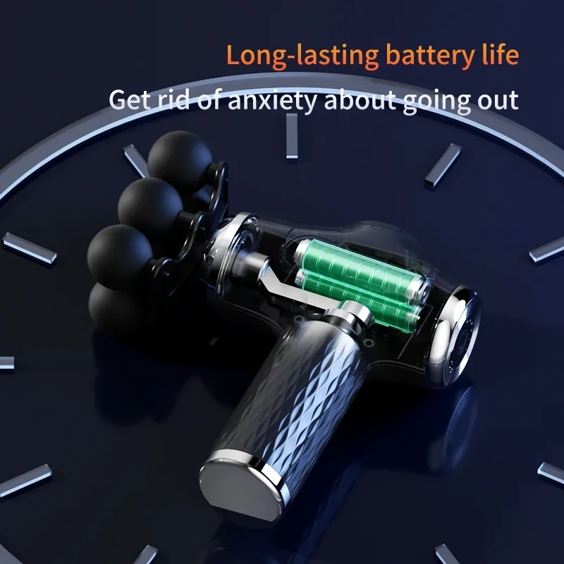 10 head massage gun muscle relaxation electric vibration fascia gun for relaxing the body and massaging handheld massager - view 5