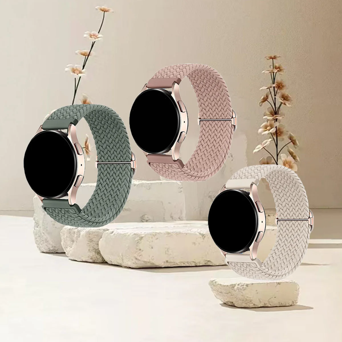 �y�Z�[�����z3 �� 18/20/22 �~�����[�g���ґg���[�v Galaxy Watch 7 6 5 4 3 �o���h Huawei Watch GT5 GT4/Garmin vivoactive 5/Amazfit Bip6 �p