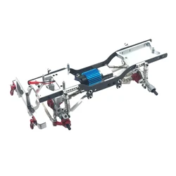 Kit telaio completo con telaio in metallo per MN D90 MN99S 1/12 RC Crawler Car Frame parti di aggiornamento in metallo