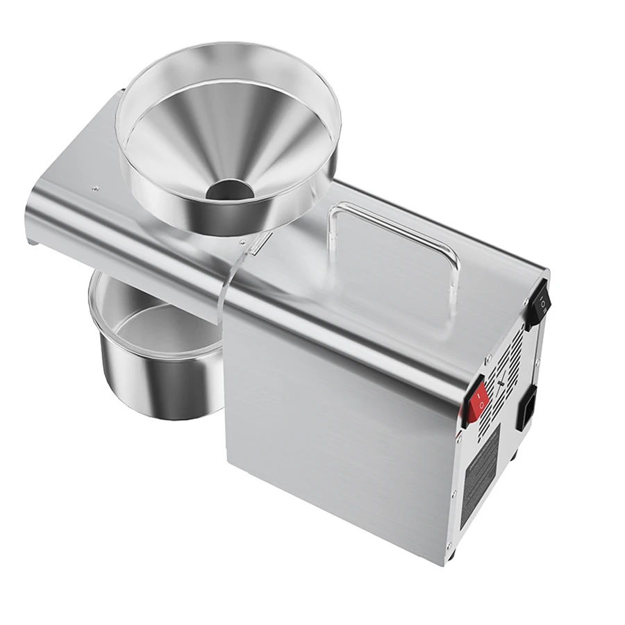 Novo presser de óleo doméstico automático, prensa de óleo de linhaça, controle de temperatura de amendoim, configuração x3c