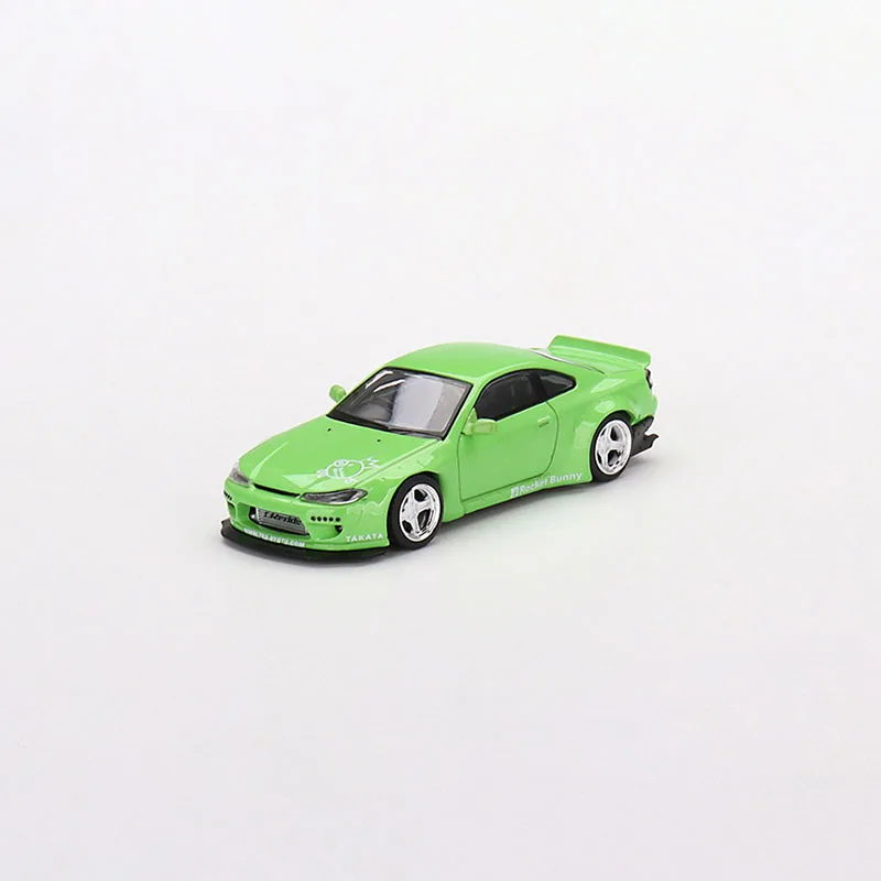 

MINI GT Diecast 1:64 Scale Nissan Silvia Pandem S15 Alloy Car Model Collection Souvenir Display Ornaments