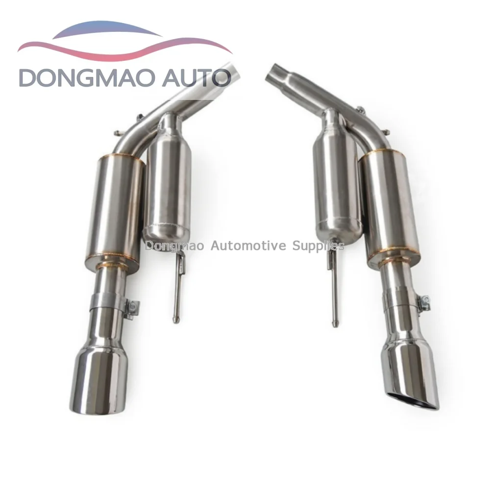 for Infiniti G25 G35 G37 four door 2002-2015, with sports car sound wave dual resonator exhaust tailpipe Y-shaped cat back