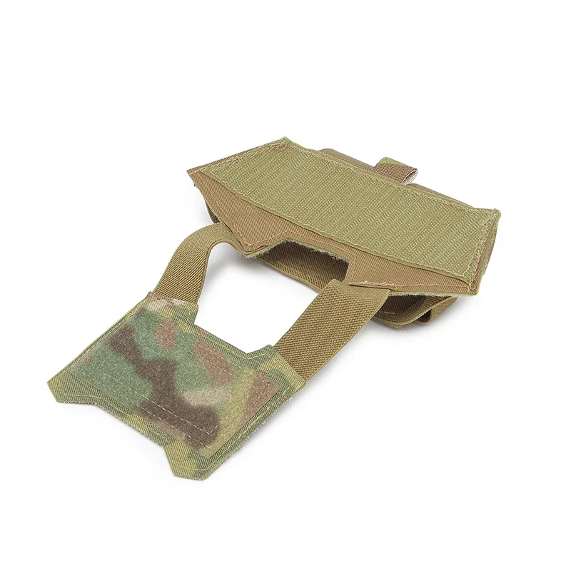 Tactical Helmet Battery Pouch Airsoft FAST Helmet Cover Pouch Hunting Helmet Removable Counterweight Rear Bag Gear
