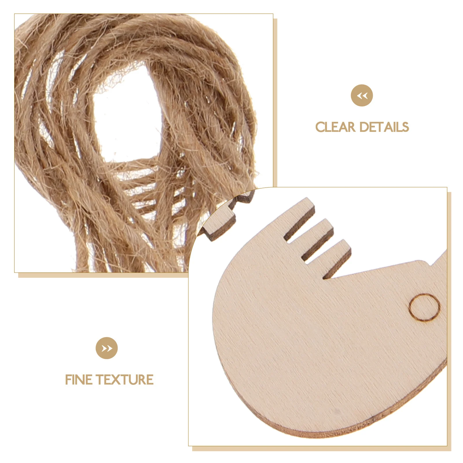 1 مجموعة حفارة شرائح الخشب لم تنته اللون البيج DIY بها بنفسك الحرفية رقاقة حواف ناعمة لا لدغ أقراص الخشب قطع فارغة