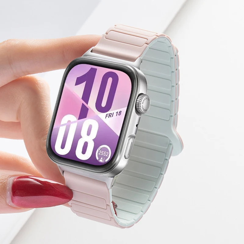 Magnetic Silicone Band For Huawei Watch Fit 4 4Pro Bracelet Loop Sport Watchband For Huawei Watch Fit 3 Fit 4 Replacement Strap