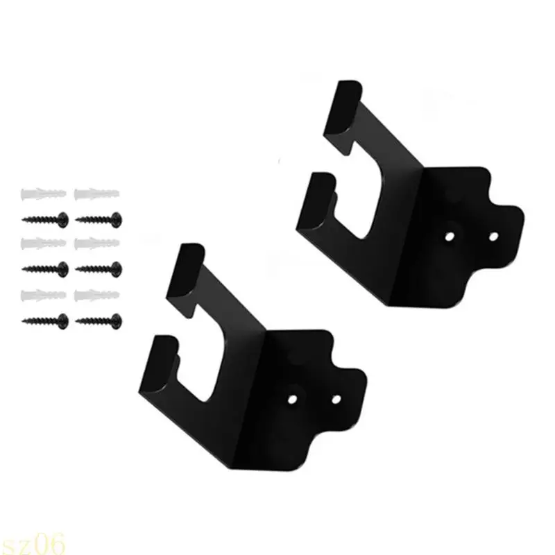 Q2Q4 Secure Trimmer Rack Wall Mounted Electric Tool Organizers For Trimmers Chainsaws Heavy dutys Steel Garage Accessory