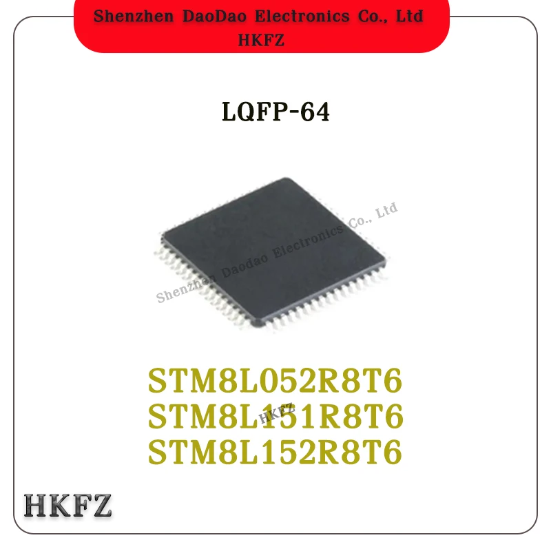 

STM8L052R8T6 STM8L151R8T6 STM8L152R8T6 LQFP-64 IC MCU Chip New original microcontroller