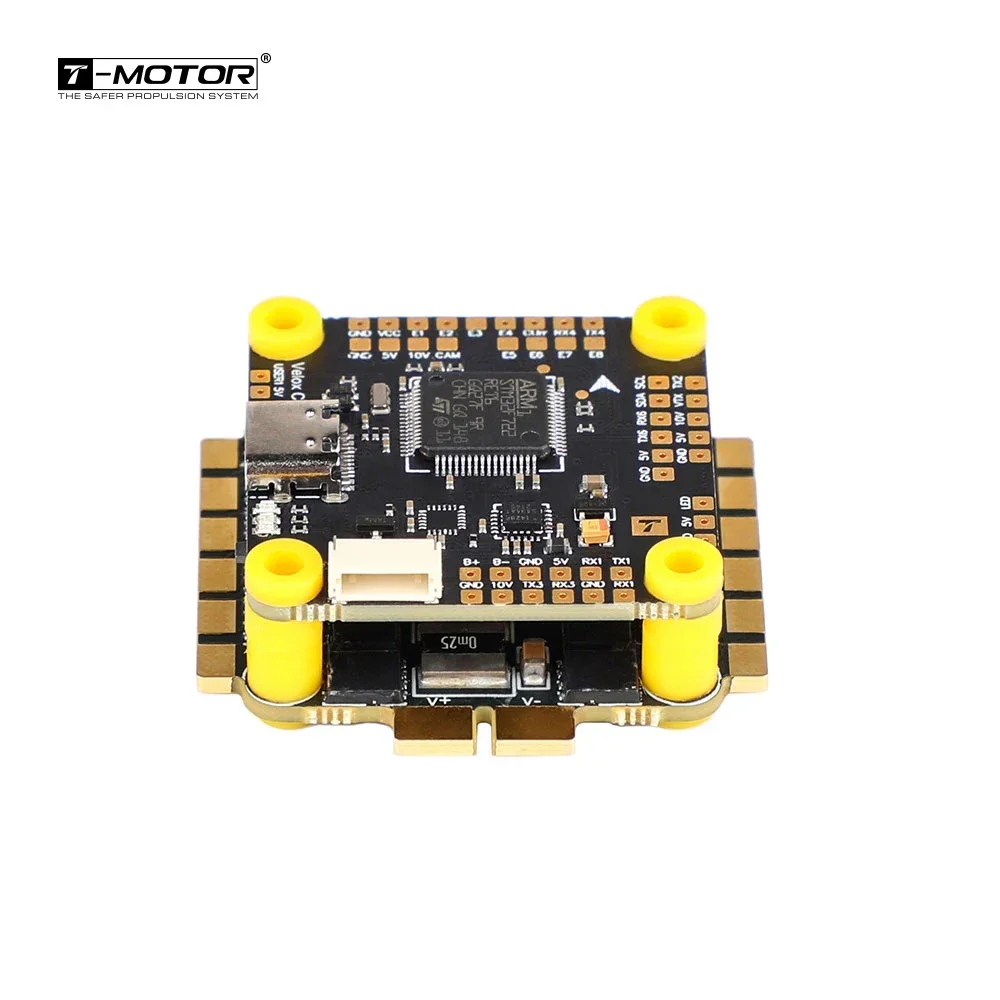 T-MOTOR F7 Stack-Velox CINE F7 David + V50A SE 4-en-1 ESC MCU: STM32F722